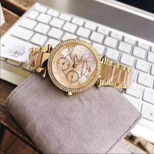 Michael Kors Mini Parker Chrono Quartz Lady Watch